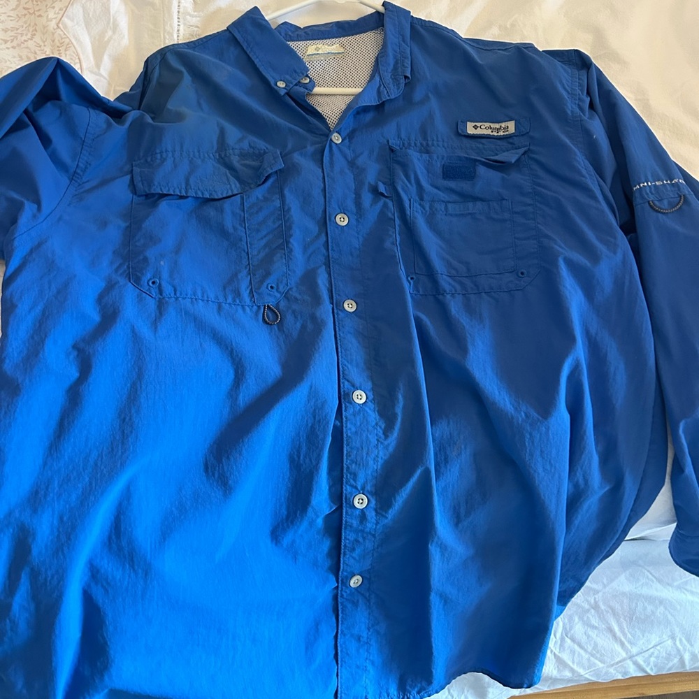 Columbia Omni shade fishing shirt
